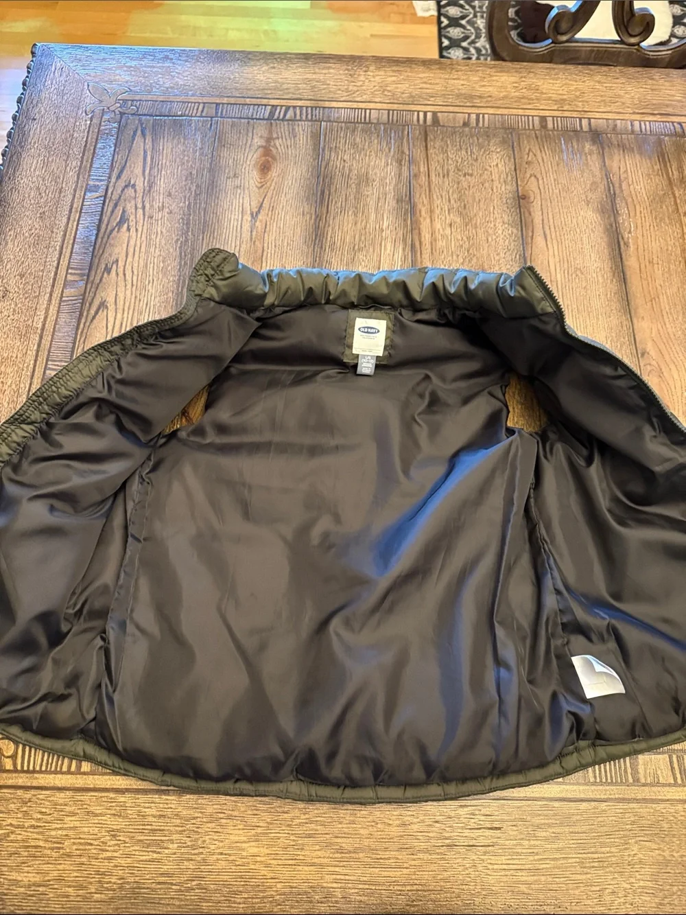 Old Navy Olive Green Puffer Vest for Kids